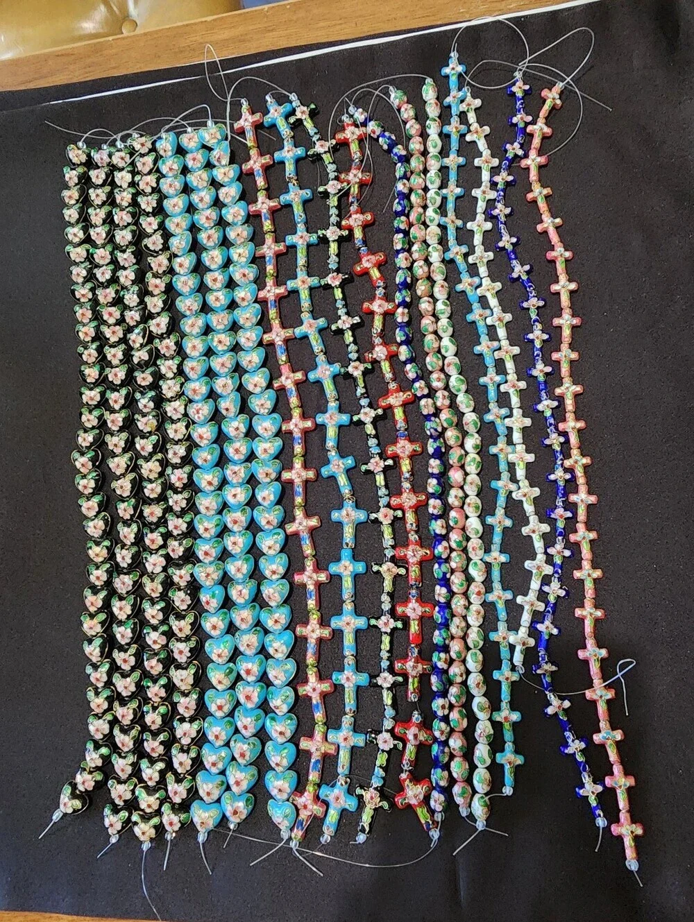 Cloisonne Metal Beads